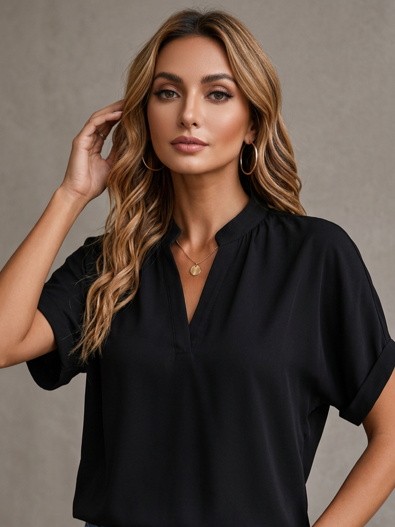 RHÉIN™ Aurelia Classic Blouse