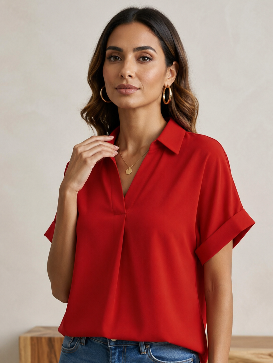 RHÉIN™ Aurelia Classic Blouse