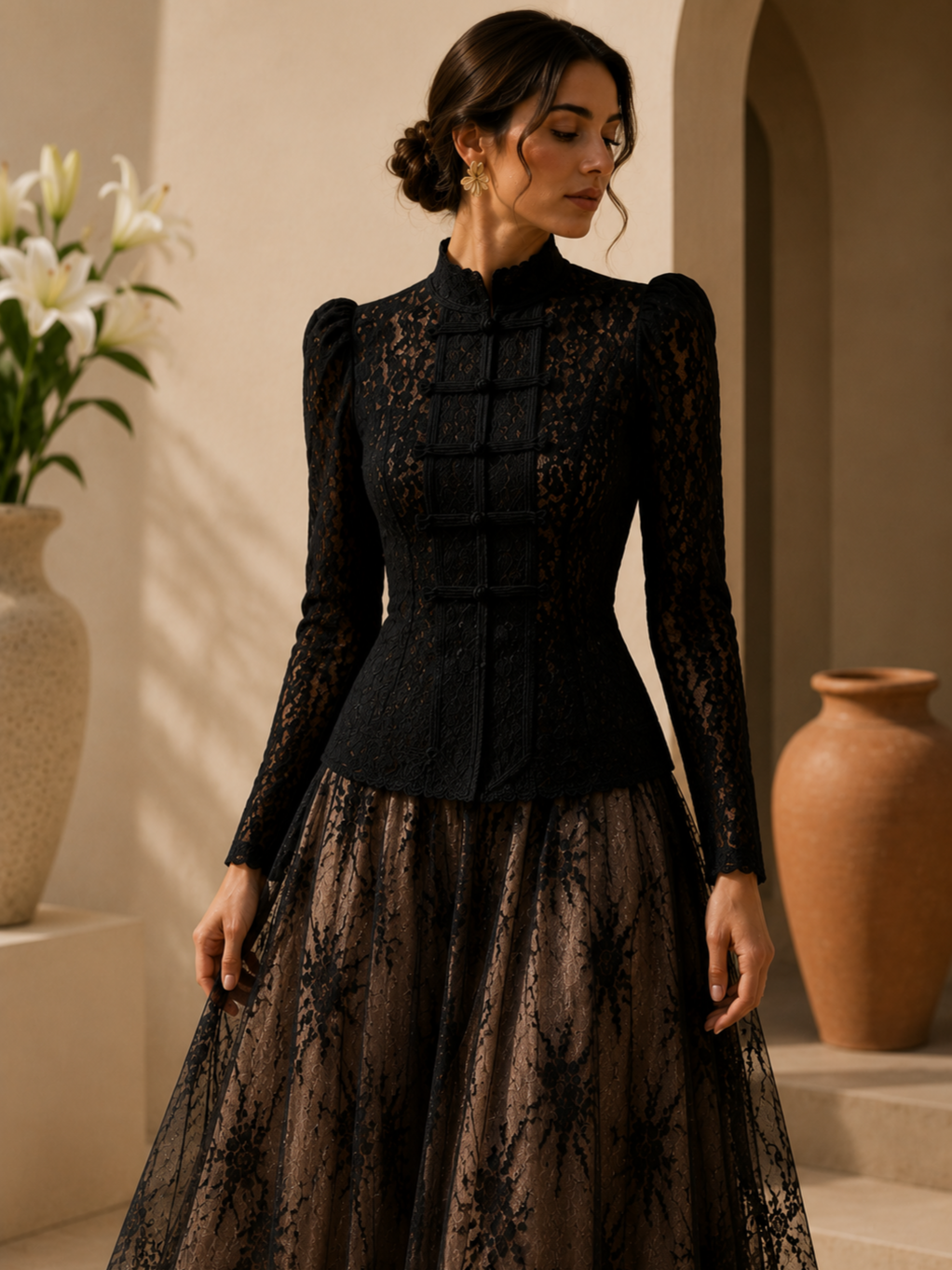 RHÉIN™ Isabella Signature Lace Top